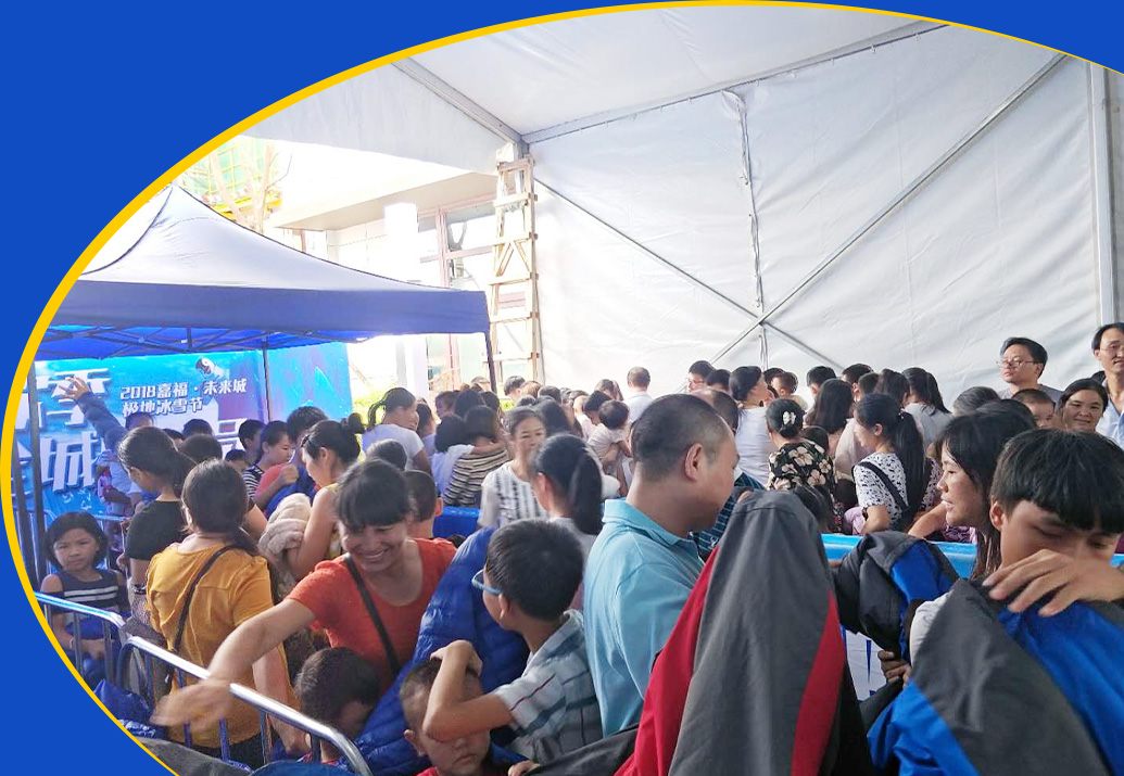 冰雕現場火爆人氣